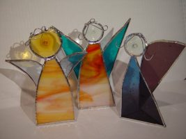 Engel in verschiedenen Farben